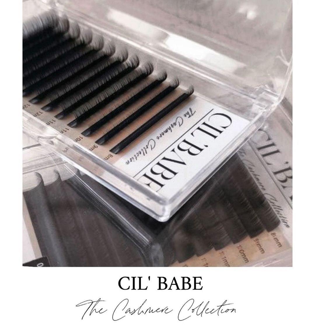 Cil Babe Black Cashmere - Mixed Lengths 8-16mm (12 Lines tray)