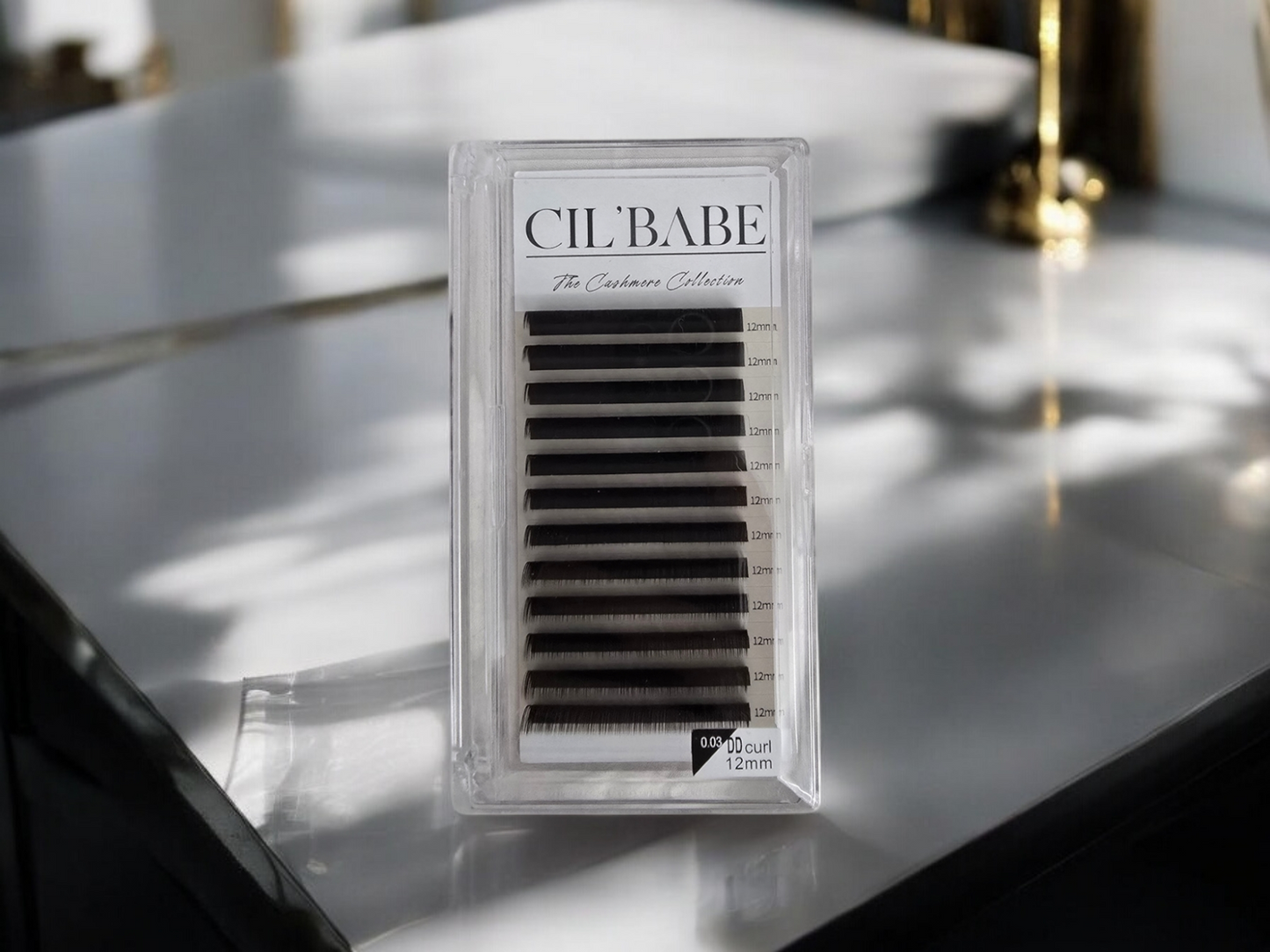 CIL Babe Black Cashmere Collection 13mm- Single Lengths (12 Lines Tray)